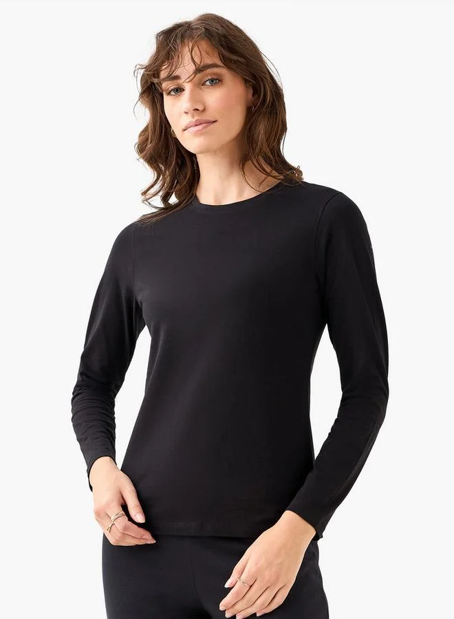 Splash FAV Women Crew Neck Long Sleeve T-shirt